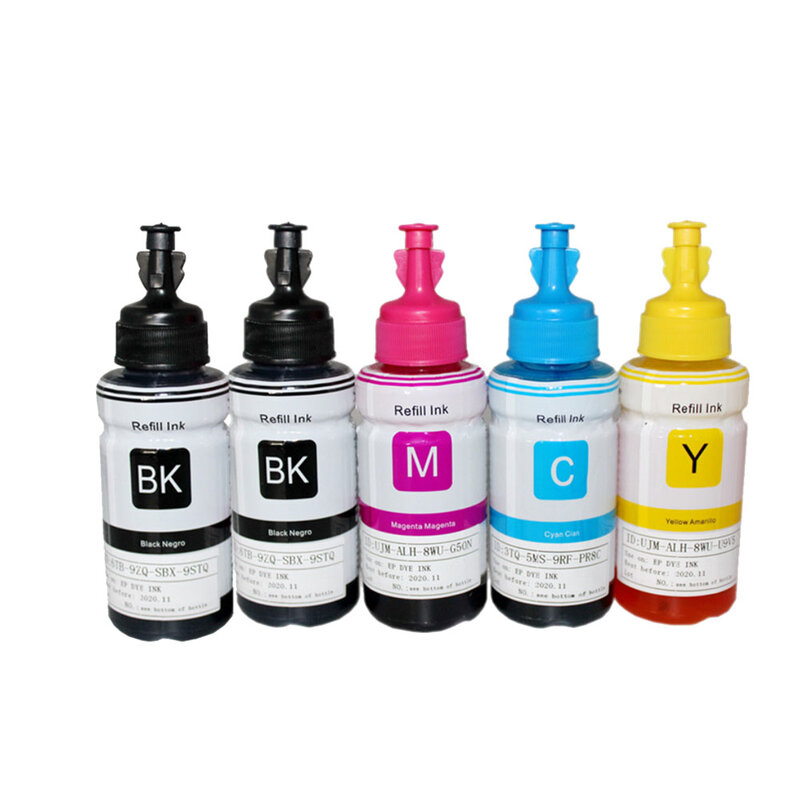 70 Ml T664 Oem Refill Dye Inkt Kit Voor Epson L220 L301 L303 L310 L313 L351 L353 L358 L360 L363 l365 L455 L551 L558 L585 L1300