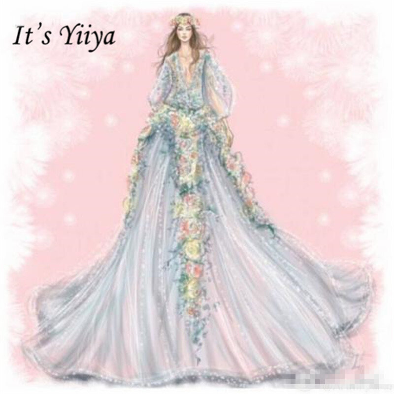 It's Yiiya 웨딩 드레스, 이브닝 드레스, 파티 가운, 신부 들러리 프록 CF001