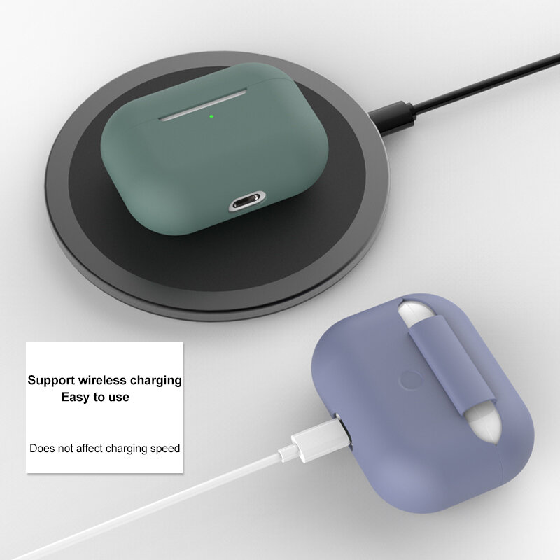 حافظة غطاء سيليكون لهواتف Apple Airpods Pro 3 ، حافظات جلدية لسماعات الأذن بالبلوتوث ، إكسسوارات واقية ، جديد ، * *