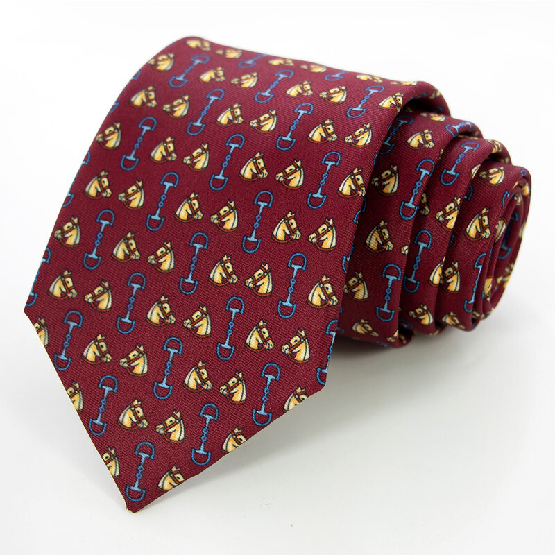 Gravata geométrica floral paisley masculina, gravata de seda feita à mão, gravata estampada moda para festa de negócios e presente de casamento, 8cm, novo, 2021