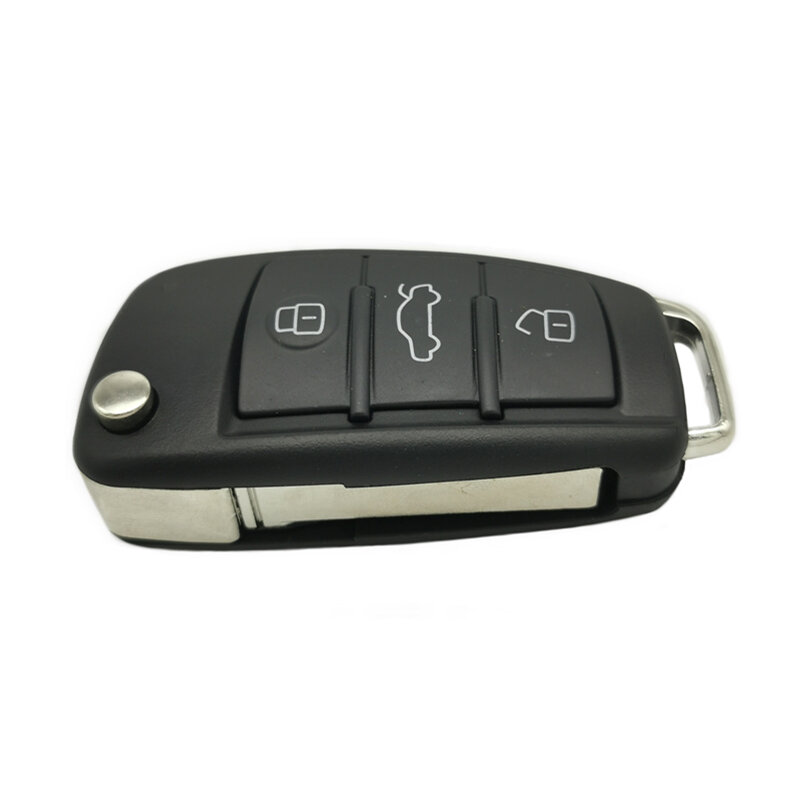 Datong-World Car Chave remota, substituição de controle inteligente, Flip Key, apto para Audi Q7, FCCID 8E0837220AF, 433 Mhz, 8E Chip