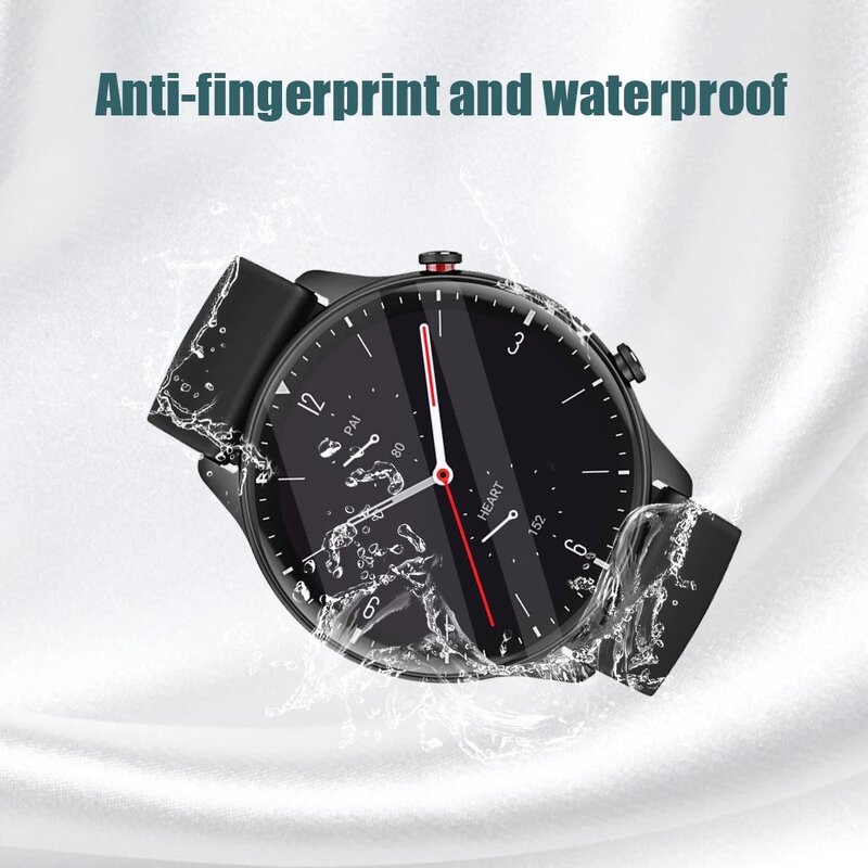 Soft Fiber Glass Protective Film Cover For Amazfit GTR 2 GTR 2e GTR2 GTR2e Smart watch Screen Protector Case