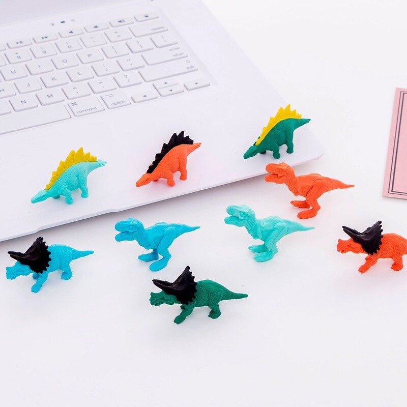 1pc gumki kreatywna kreskówka dinozaur modelowanie gumka studenci gumka papiernicze hurtownia