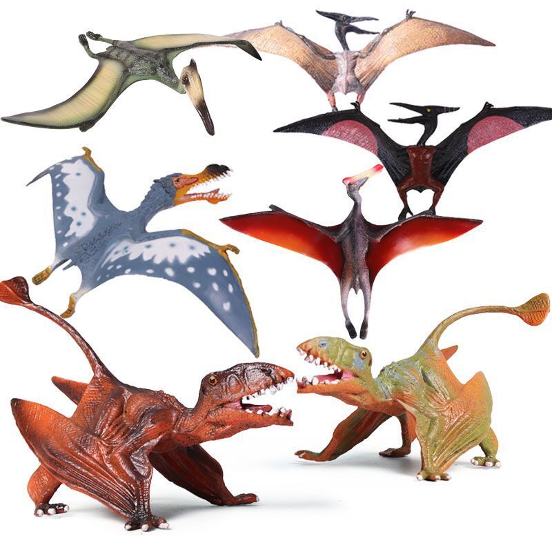 Figuras de acción de Quetzalcoatlus para niños, modelo de animales de dinosaurio, Pterodáctilo clásico, Educación Infantil, colección de PVC, regalo de juguete para niños, nuevo