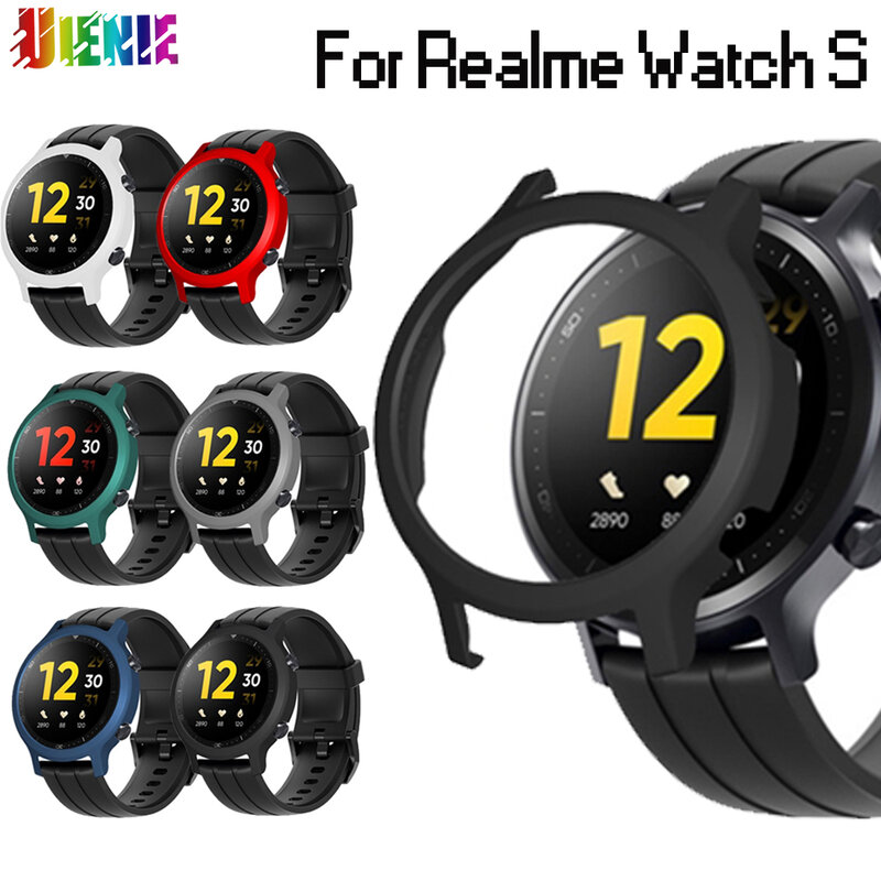 PC Matte Protective Case Cover For Realme Watch S Smart Watch Replacement Hard Protection Cases Bumper Wristband Accessories