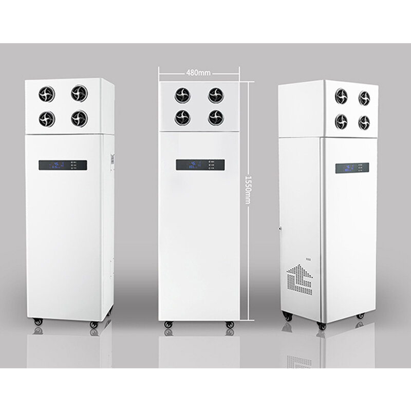ตู้-ประเภทที่ใช้ในครัวเรือน Fresh Air ระบบ Commercial ชั้นยืนกำจัดฟอร์มาลดีไฮด์และหมอกควัน Purification Pm2.5 220V 75W