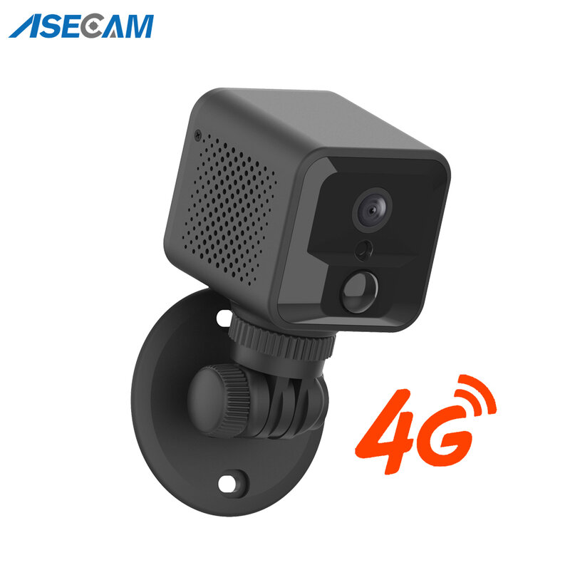 4G Сим карта мини камера видеонаблюдения Wifi для дома батарея двухсторонняя аудио маленький детский монитор Беспроводное видеонаблюдение