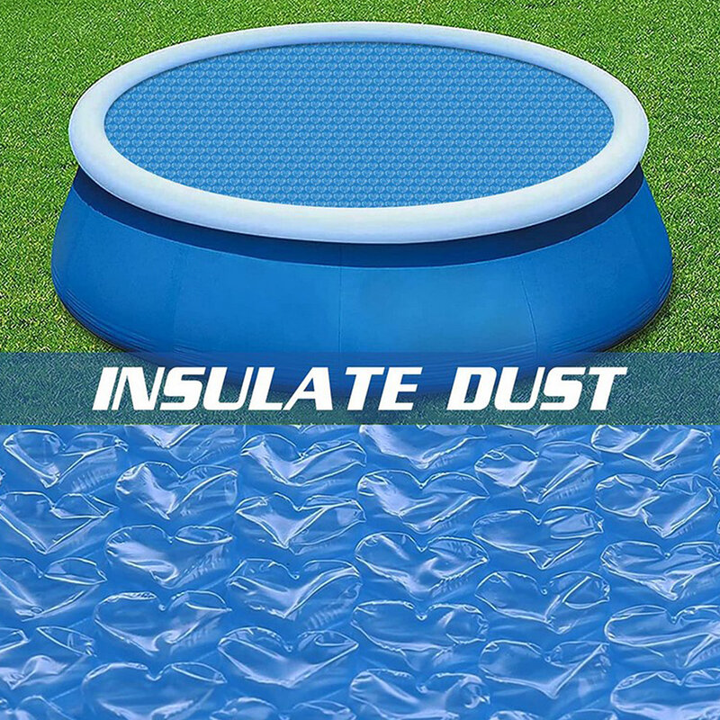 Swimming Pool Cover Dust-proof Waterproof Swim Tub Blanket Round PE Foldable Protector  5ft-152cm