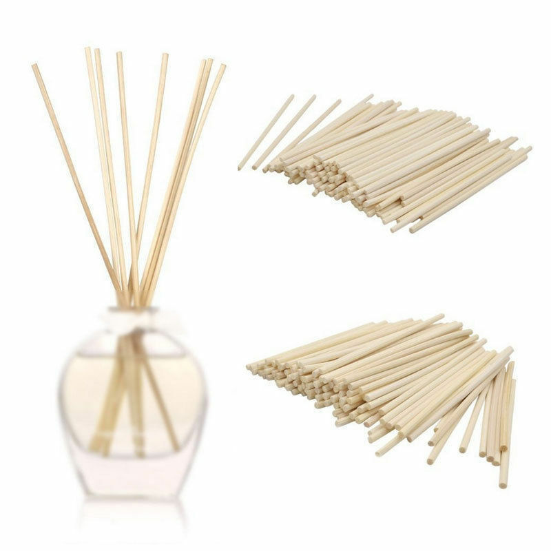 Natural Reed Aroma Oil Difusor, Rattan Sticks, Difusor de Perfume, Recarga Varas para Decoração de Casa, 100-20Pcs