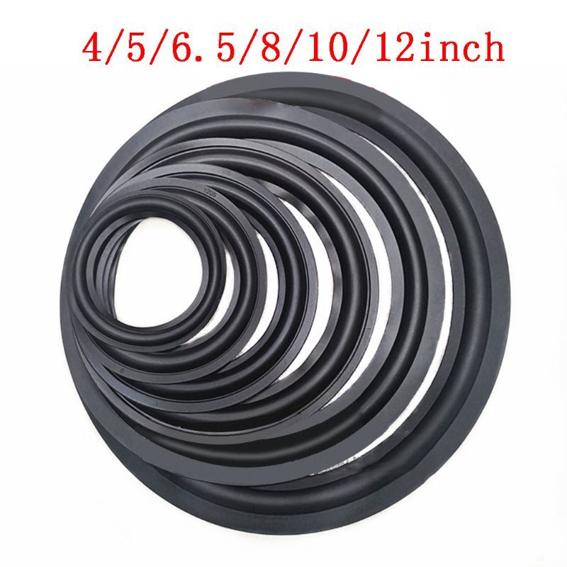 4/5/6.5/8/10/12 Inch Universal High Elasticity Speaker Surround Repair  Woofer Edge Replacement  Rubber