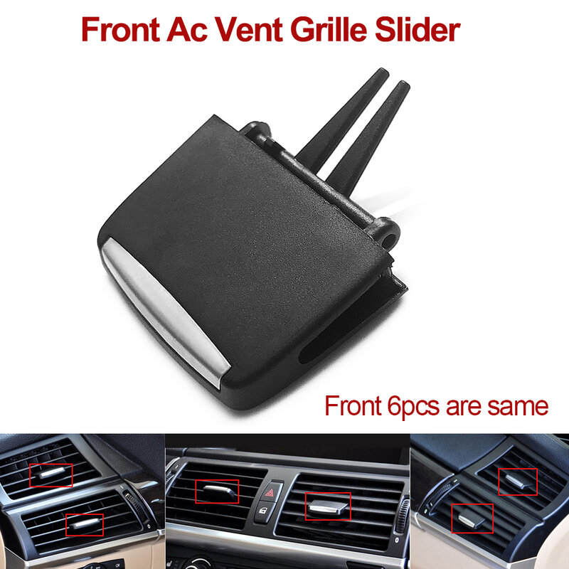 Dashboard Air Vent Grille Clips Ac Ventilatie Volume Kofferbak Schakelaar Ontsteking Knop Voor Bmw X5 X6 E70 E71 E72 2007-2014