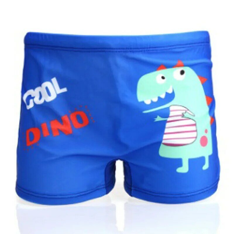 Baby Boy Swimming Trunks Dinosaur Fish Print Cartoon Bathing Suit Children Swim Shorts Kids Toddler Beach Swimwear Pool Shorts