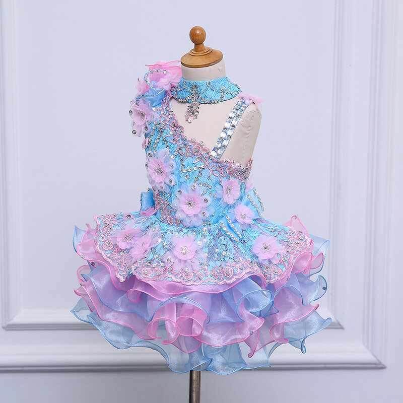 Jiayigong-小さな花のデザインのドレス,結婚式,ベビーパーティー,子供のためのセクシーなイブニングドレス