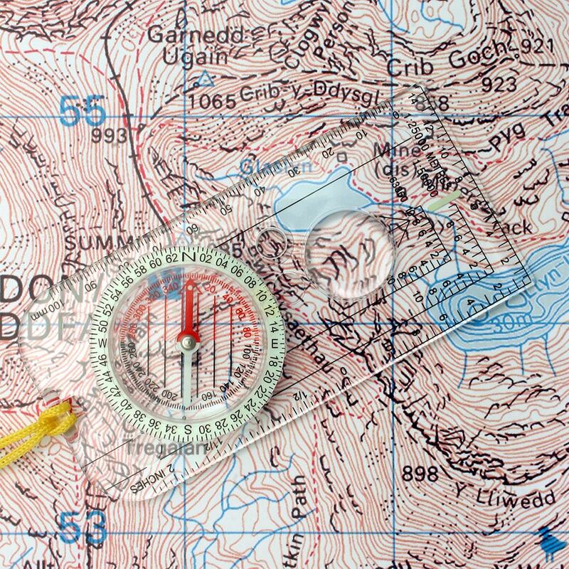 Profesjonalny Mini kompas mapa linijka krawiecka wielofunkcyjny sprzęt odkryty Camping Survival przewodnik narzędzie