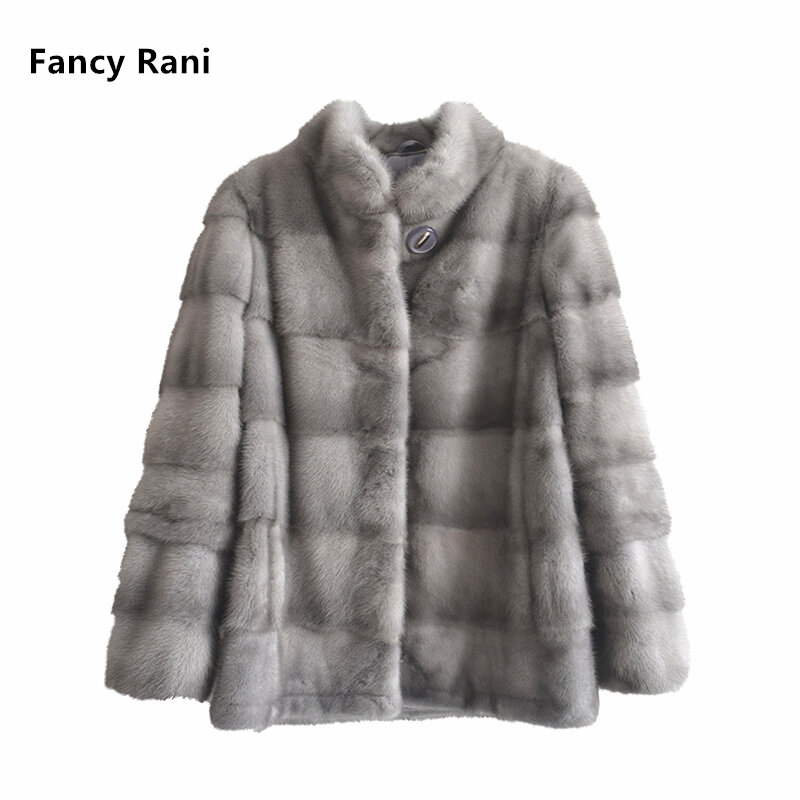 Real Natural Mink Fur Coat Women Winter Long Leather Jacket Luxury Female Clothes  2023 Mink Fur Coat cold especially promotion