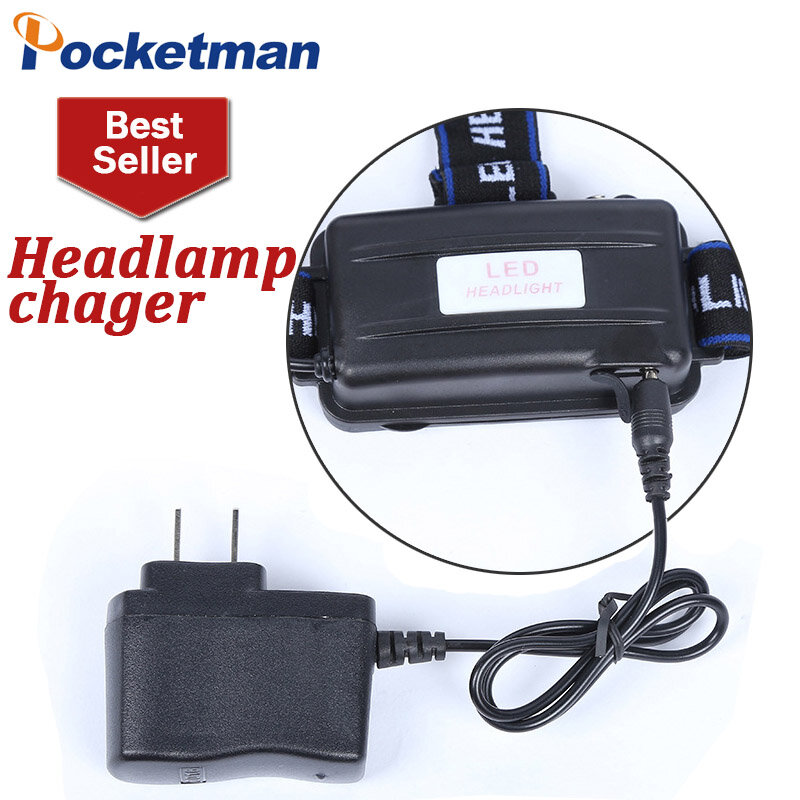 ヘッドランプ直接充電器強力なヘッドライト充電器dc充電18650バッテリーヘッドライト充電器