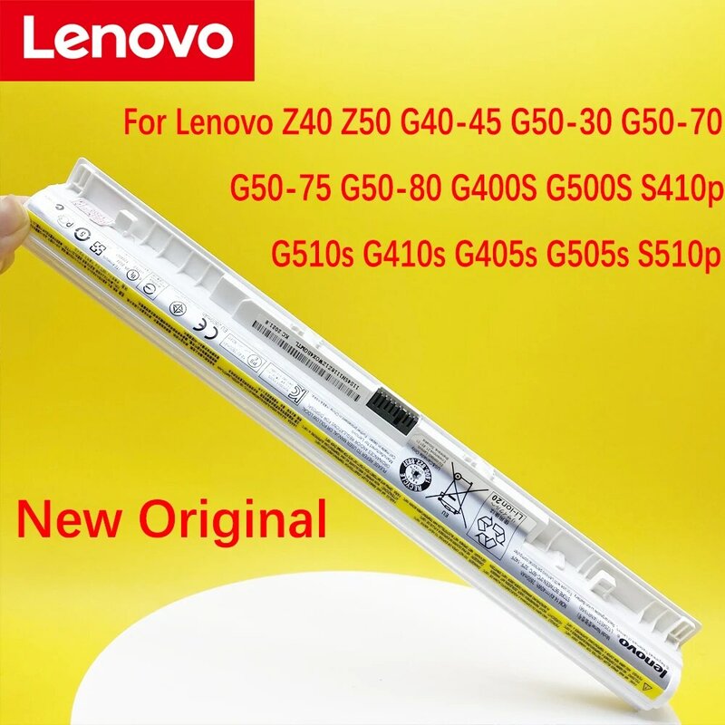 Nouvelle batterie d'ordinateur portable d'origine L12SafeE01 L12S4A02 pour Lenovo Z50-70 Z50 G505S G400S Z40 Z50 G40-45 G50-30 G50-70 G50-75 G50-80