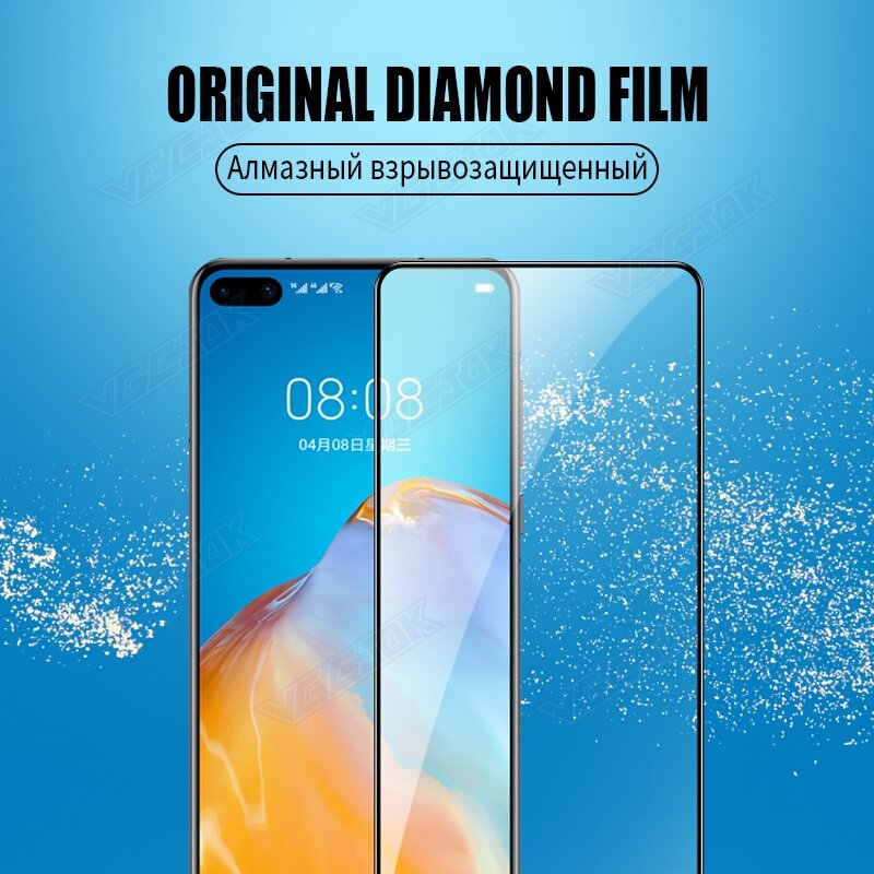 9D Full Protection Glass For Huawei P20 P30 P40 Lite E Psmart S Z Tempered Screen Protector P smart 2019 2020 2021 Glass Film