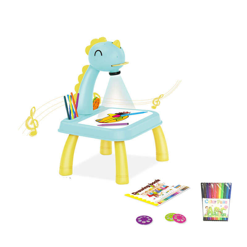 Tavolo da disegno per proiettore da tavolo da disegno multifunzionale cancellabile per bambini