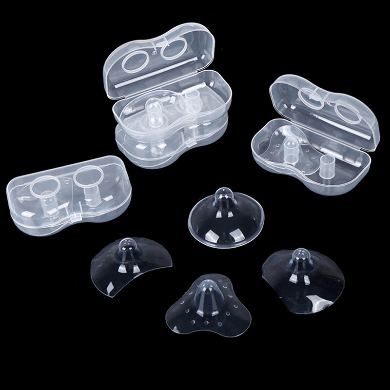 Protectores de silicona para pezones de lactancia materna, cubierta de protección para pezones
