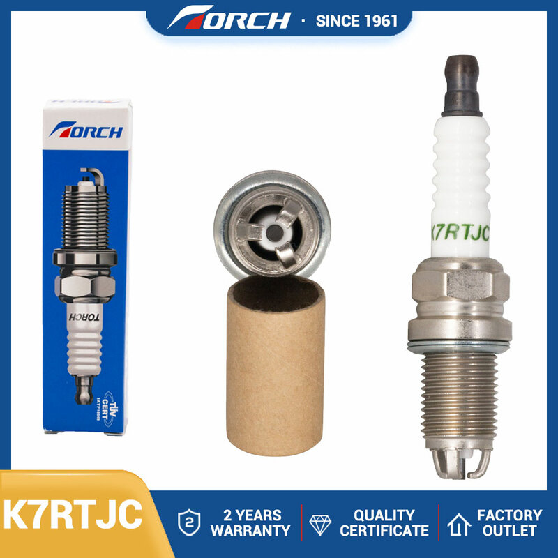 100% Originele Torch K7RTJC Drie-Elektrode Bougie Voor 3922 Beru 14FGR-7CTU 14FR-5DTU FR5DTC K22PBR-S