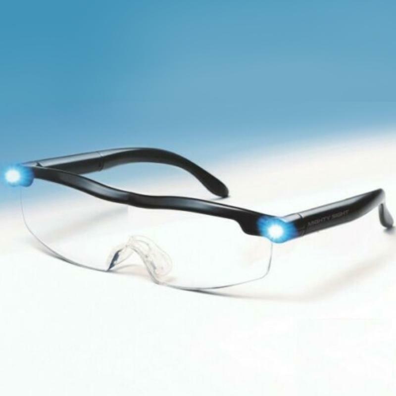 Mighty Vista LED Luce Occhiali Presbiopia Lente di Ingrandimento LED Occhiali Luminosi Occhiali per La Visione Notturna Occhiali Da Lettura Occhiali di Illuminazione