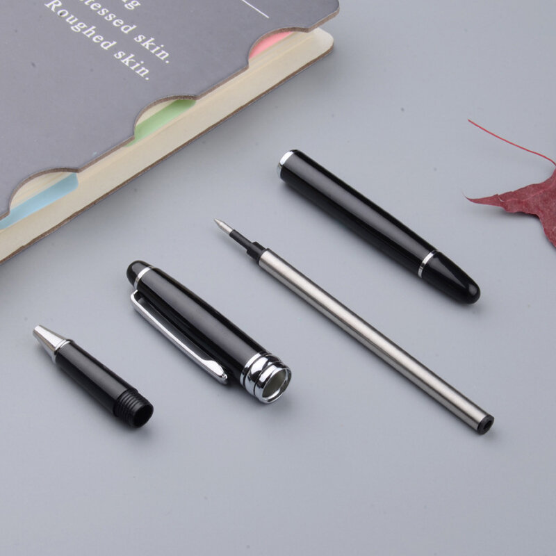 Bolígrafo De Metal completo de alta calidad, bolígrafo de oficina, regalo de escritura de marca para hombres de negocios, compre 2, enviar regalo