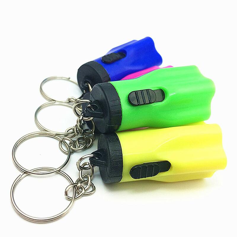 Mini Zaklamp Led Licht-Up Speelgoed Sleutelhanger Feestartikelen Kids Toy Gift Gadgets Tas Hanger