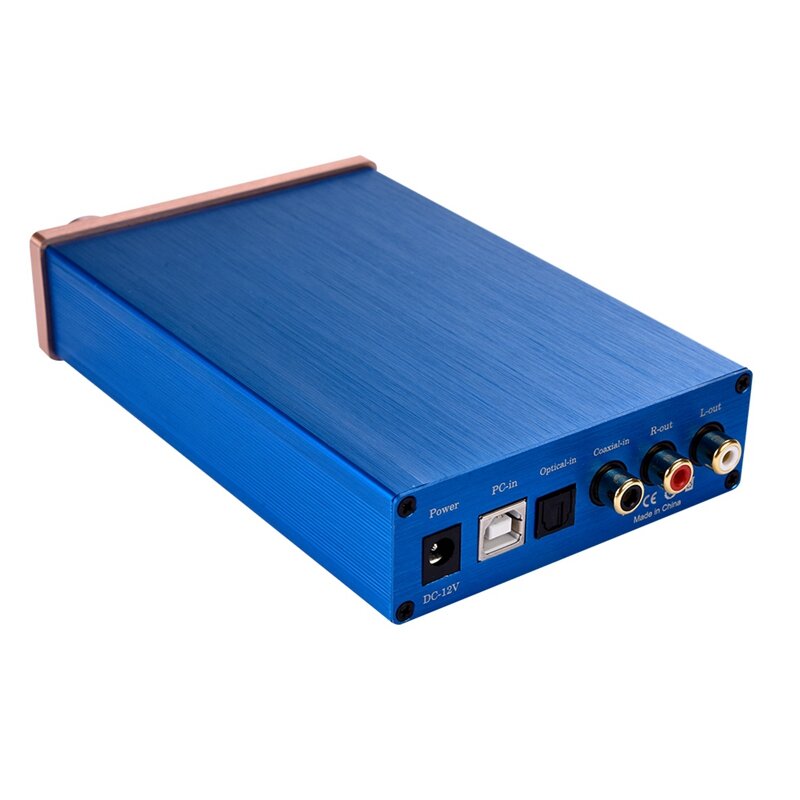 AMS-NK-P90 with USB/Fiber/Coax Digital Audio Amplifier DA-C Decoder Audio Converter Digital-To-Analog Audio Converter(EU Plug)