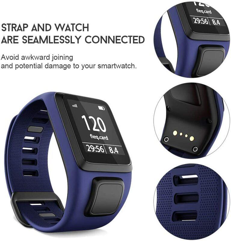 Bracelet de montre en silicone de qualité pour TomTom, remplacement du bracelet de montre-bracelet pour TomTom Runer 2, 3, Spark 3, montre de sport pour hommes et femmes