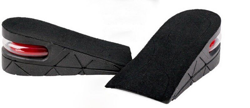 2/3 camada 5/6cm design ergonômico ajustável almofada de ar invisível elevador almofadas solas altura aumento palmilha para sapatos femininos masculinos