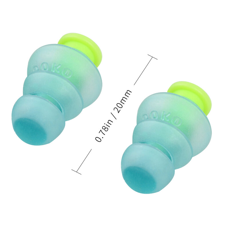 1 Pair Waterproof Swimming Silicone Swim Earplugs for Adult Swimmers Children Diving Soft Anti-Noise Ear Buds Plug Accessories