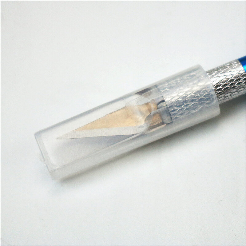21PCSชุดยูทิลิตี้มีดแกะสลัก20ใบเหล็กและอลูมิเนียมโลหะผสมสำนักงานกระดาษตัดและจดหมายเปิดมีด