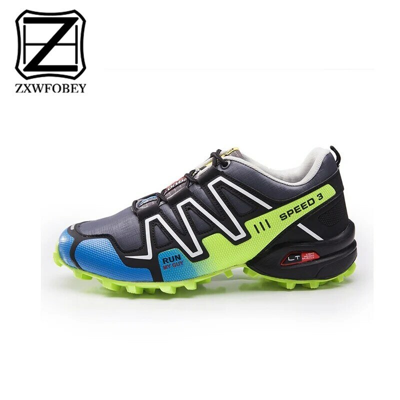 ZXWFOBEY мужская повседневная спортивная обувь для альпинизма, бега, езды, мужские кроссовки, дышащая, удобная, нескользящая обувь