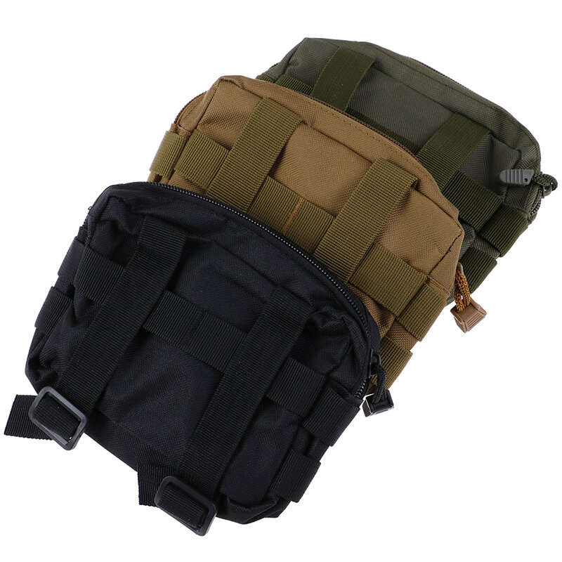 Tactical Molle Pouch EDC Multi-purpose Belt Waist Pack Bag Utility Phone Pocket 18 X 13 X 3cm/7.09 X 5.12 X 1.18in