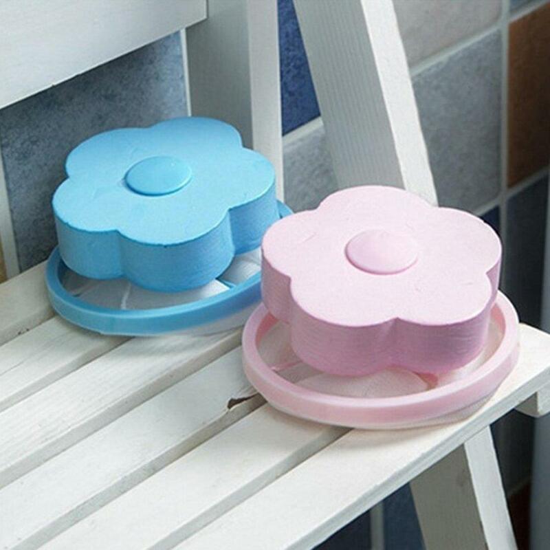1 pz palla di lavaggio galleggiante sfere per bucato lavanderia lavaggio rete sacchetto filtro detriti rosa blu lavatrice pulizia filtro per capelli