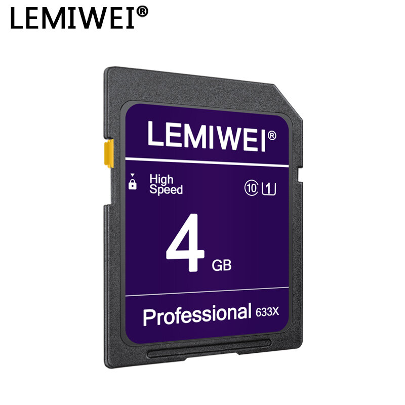 Lemiwei-بطاقة ذاكرة فلاش عالية السرعة للكاميرا ، بطاقة SD ، Class10 احترافية ، SDXC ، U1 ، 4 جيجابايت ، 8 جيجابايت ، 32 جيجابايت ، 64 جيجابايت ، 16 جيجابايت ، V10