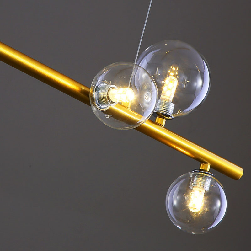 Подвесной светильник Kobuc в скандинавском стиле, двойное кольцо, Белый/3 лампочки, тусклый черный и золотой светильник для столовой, ресторана, кухни