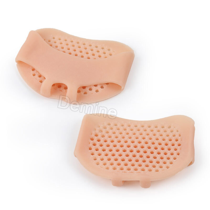 Silicone Soft Forefoot Pads Women High Heel Shoes Slip Resistant Protect Pain Relief Orthotics Breathable Gel Foot Care Tool