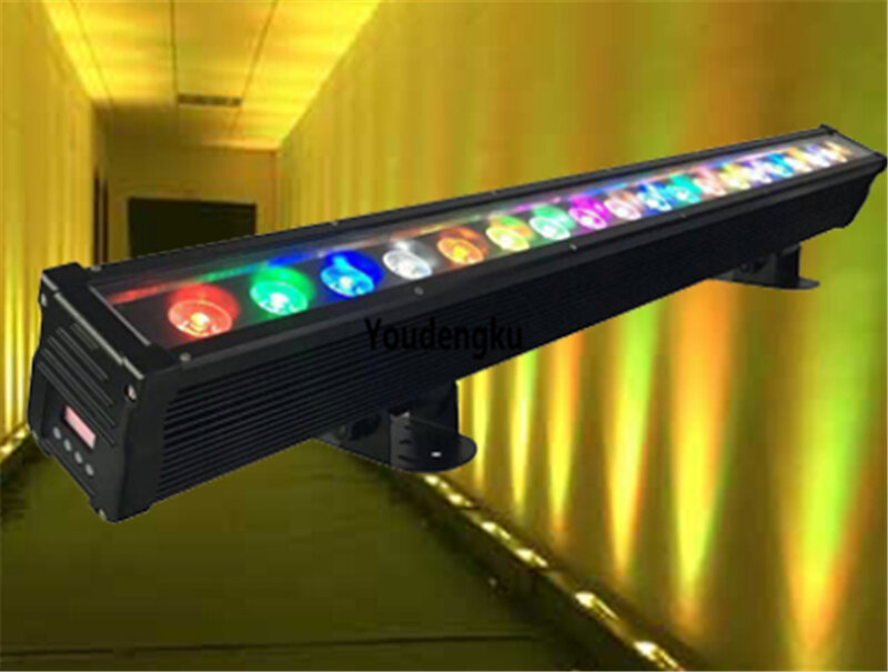 30 pieces 100cm length 18x15w waterproof rgbwa 5in1 led outdoor wall wash lights dmx pixel outdoor wall washer led bar light