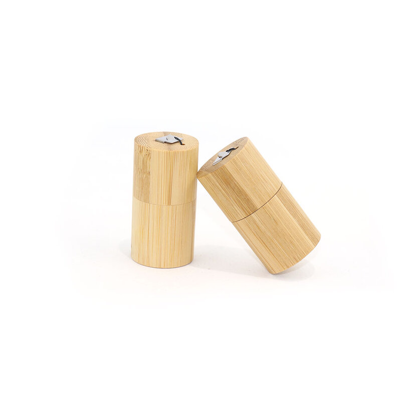 Tubo de bambu biodegradável 100% fio dental de carvão vegetal de bambu