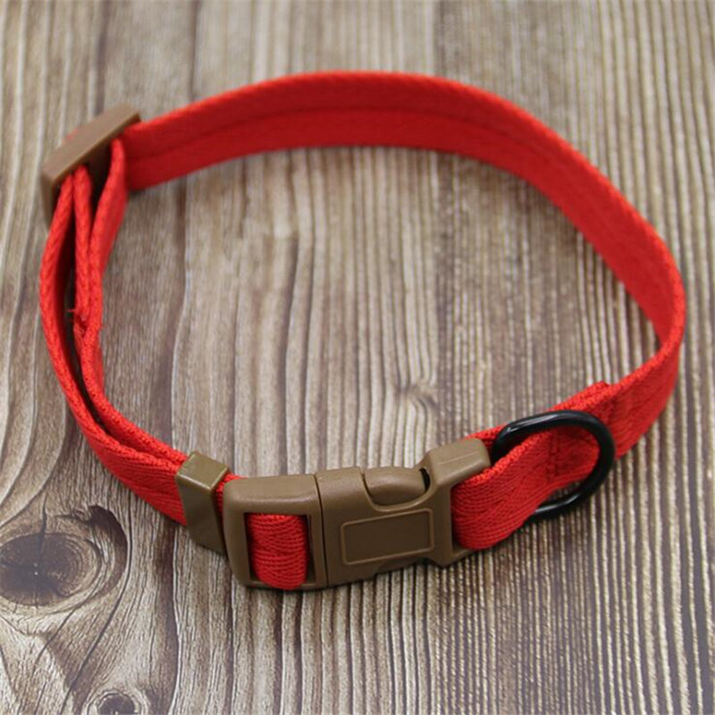 Hot Sales Adjustable Pet Collar Dog Collar For Pet Dog Nylon Collar 5 Colors 03