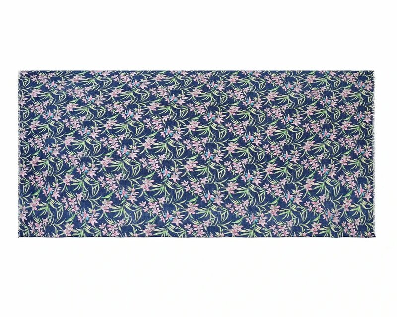 2021 Beautiful Leaf Print Fringe Scarves And Shawls Soft Leaves Wrap Hijab Scarf Free Shipping