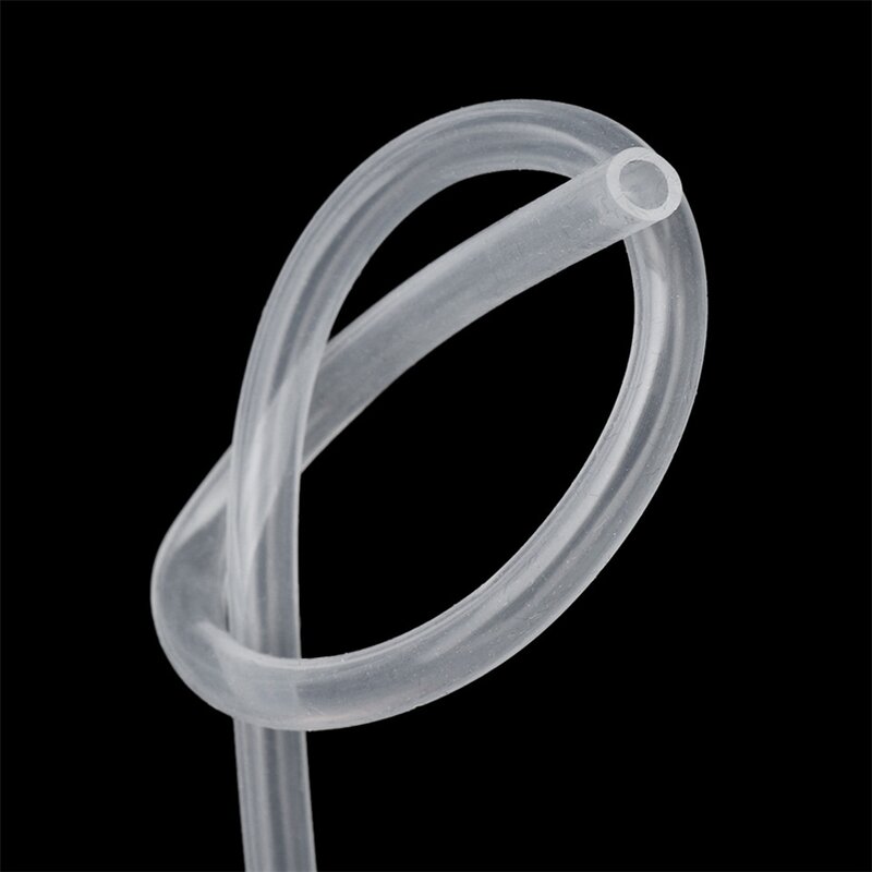 Tuyau flexible en caoutchouc transparent pour jardin et aquarium, tube souple en silicone de qualité alimentaire, longueur de 1 mètre, 2mm, 3mm, 4mm, 5mm, 6mm, 7mm, 8mm, 9mm, 10 mm