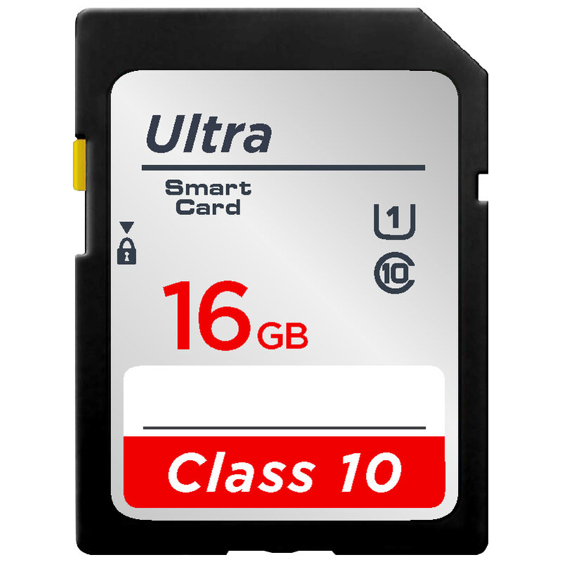 Tarjeta de memoria SD Original de 16 GB, 32GB, U1, 64GB, 128GB, 256GB, U3, Class10, V10, para videocámara 1080p, 3D, 4K