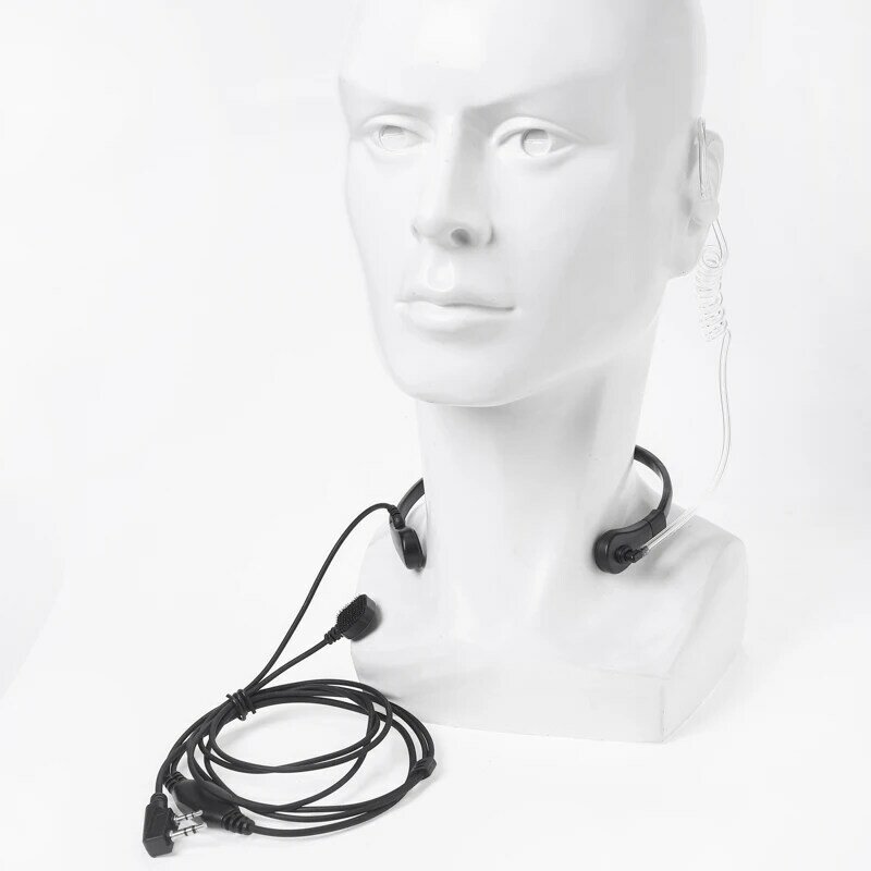 La Garganta micrófono la vibración auriculares para Radio de dos vías $TERM impacto BaoFeng UV-5R UV-B5 UV-B6 BF-888S TG-UV2 KG-UVD1P TH-UVF8D TK-3107