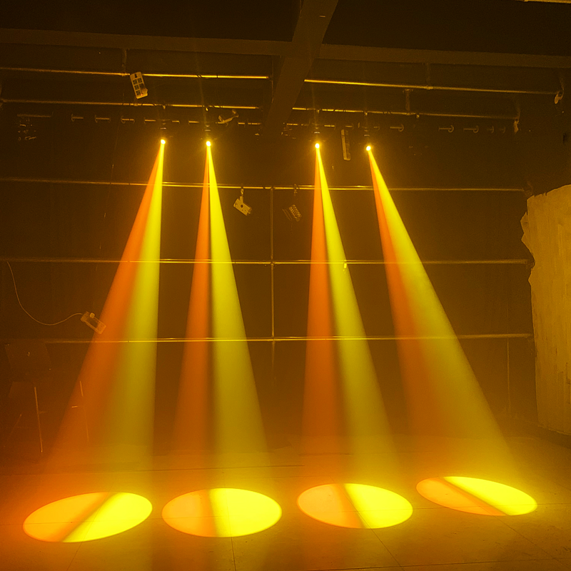 Lampu efek panggung disko Bar DJ Super terang, lampu efek panggung disko batang DJ 7 warna dan roda Gobo 4 buah/75W LED
