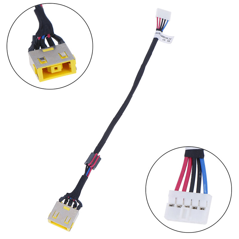 DC Power Jack Harness Plug in Cable Laptops Replacement DC Power Jack Socket Harness Cable Connector for Lenovo G500S G505S