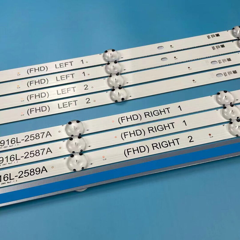 Bilah strip lampu latar LED untuk 6916L-2586A for due LC490DUE FJ M1 49LH604V