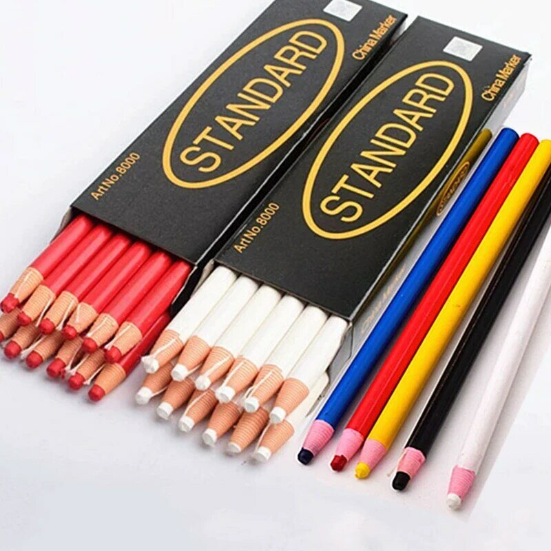 STANDARD 8000 Sewing Chalk/Crayon/Pastel Cut-free Sewing Marker Pen For Tailor Clothes/Garment/Fabric Pencil/Chalk Sewing Tools